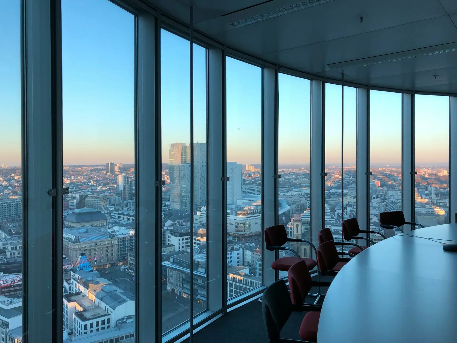 malaysia financial office on high level building with windows and beautiful view